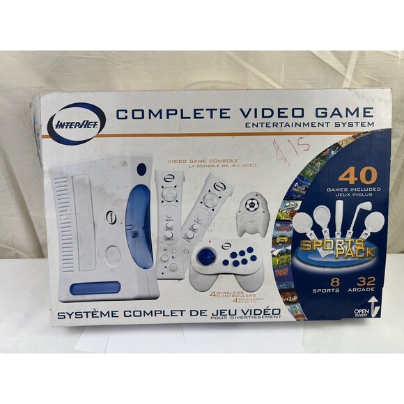 Interact Video‎ Game Entertainment System G5400 Retro 2 Game cartridges 40  in 1 - Picture 9 of 9